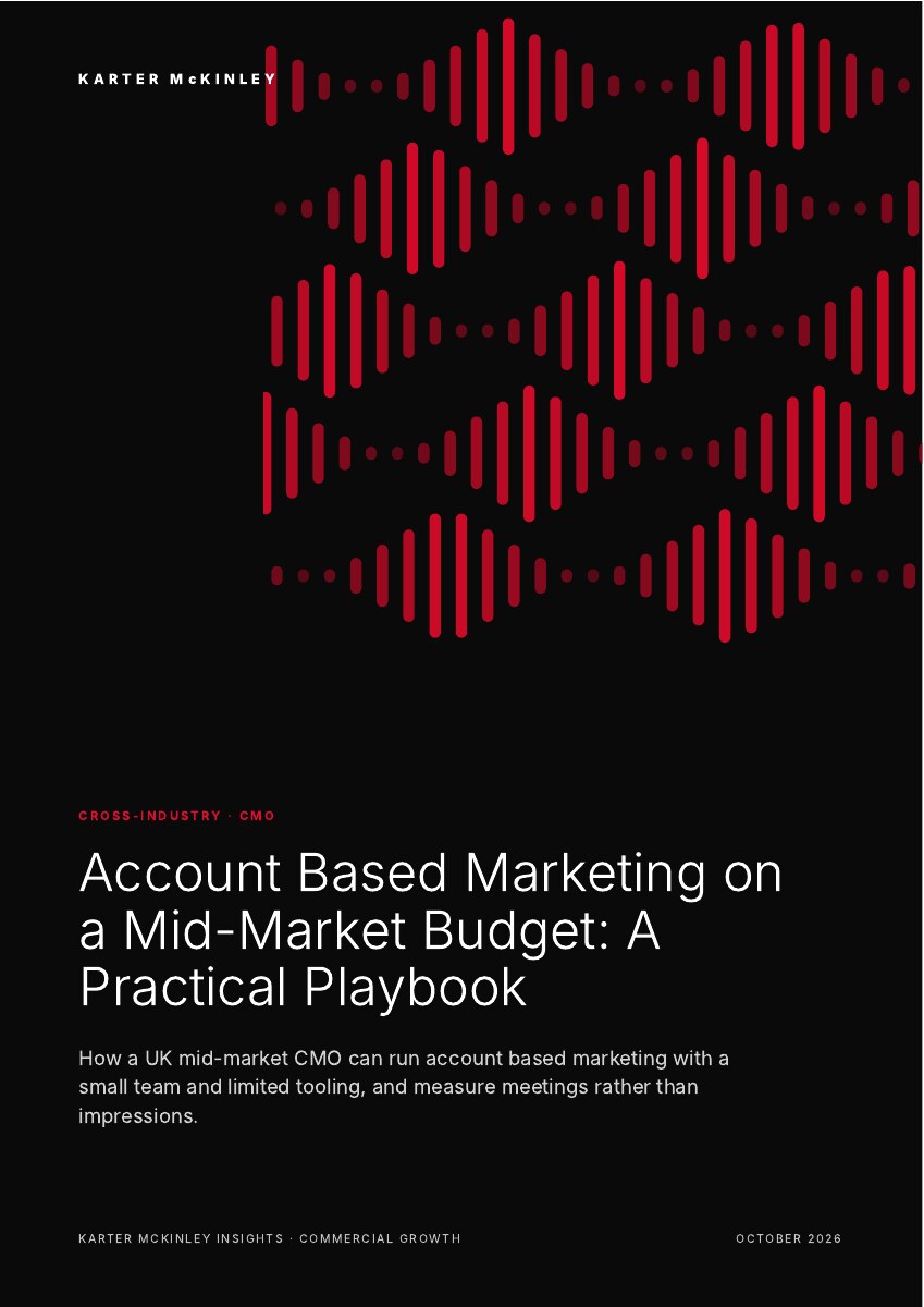 Front cover of Account Based Marketing on a Mid-Market Budget: A Practical Playbook