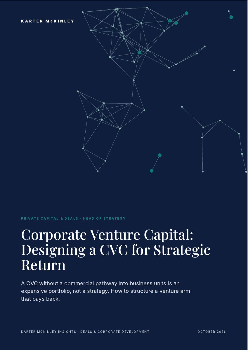 Front cover of Corporate Venture Capital: Designing a CVC for Strategic Return