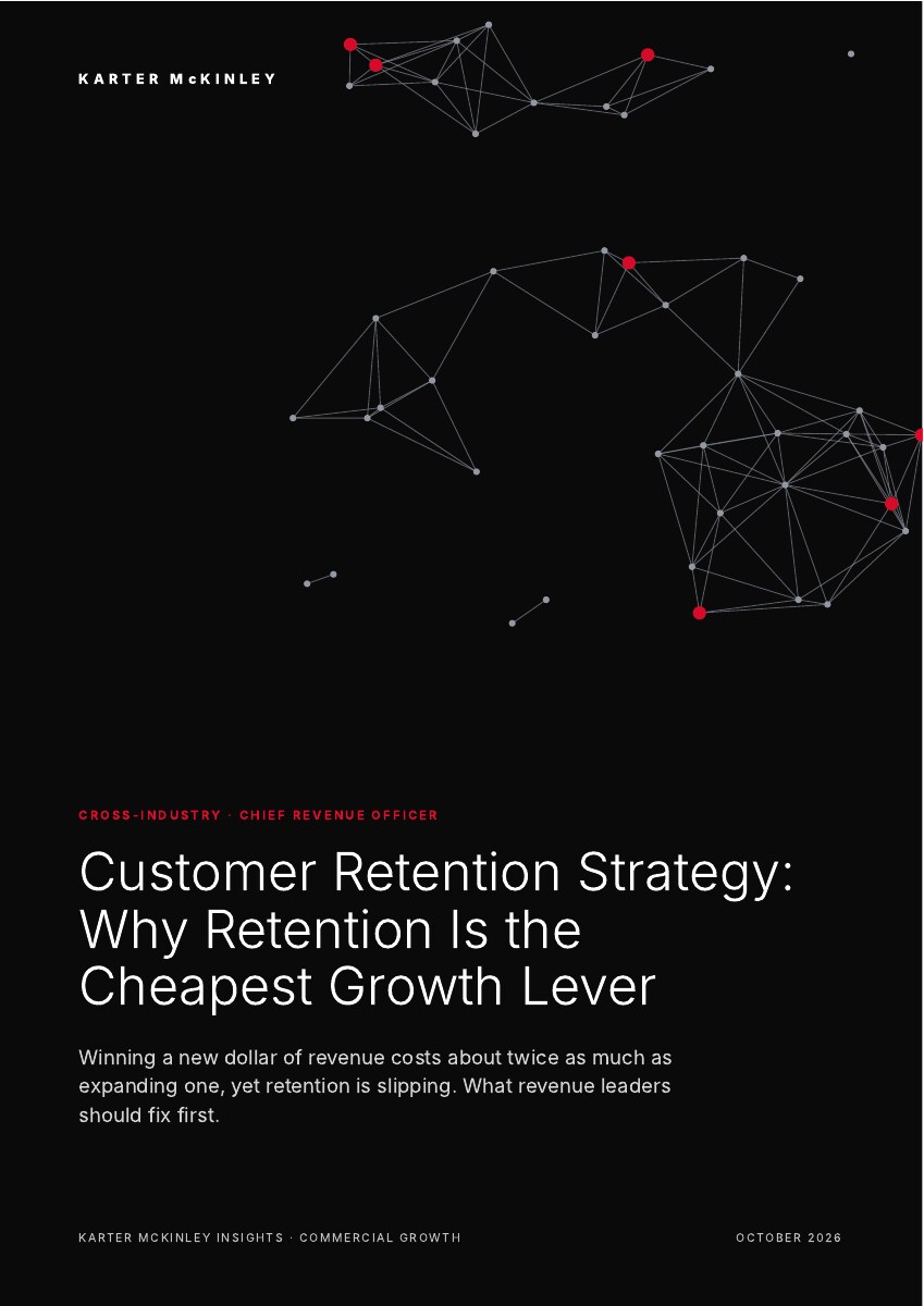 Front cover of Customer Retention Strategy: Why Retention Is the Cheapest Growth Lever