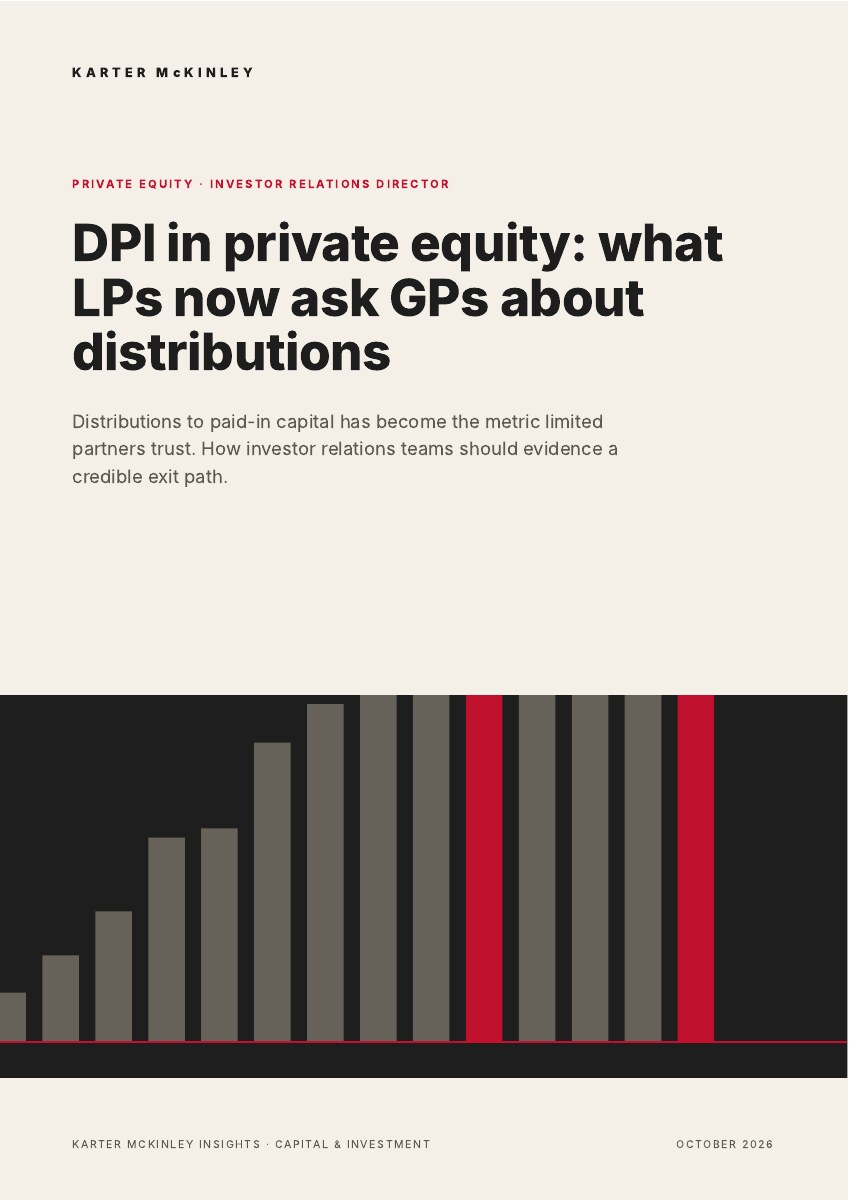 Front cover of DPI in private equity: what LPs now ask GPs about distributions