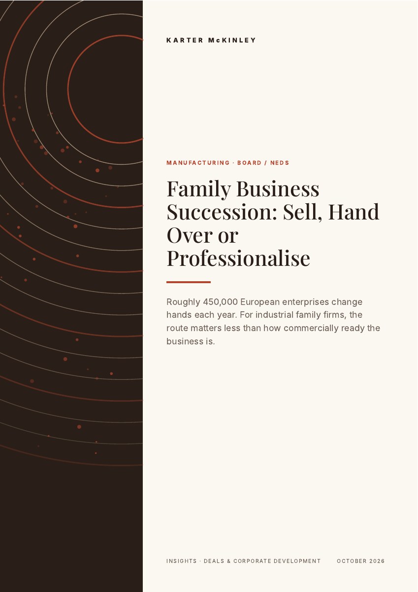 Front cover of Family Business Succession: Sell, Hand Over or Professionalise