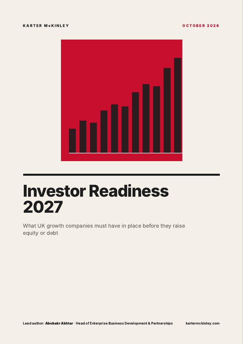 Front cover of Investor Readiness 2027