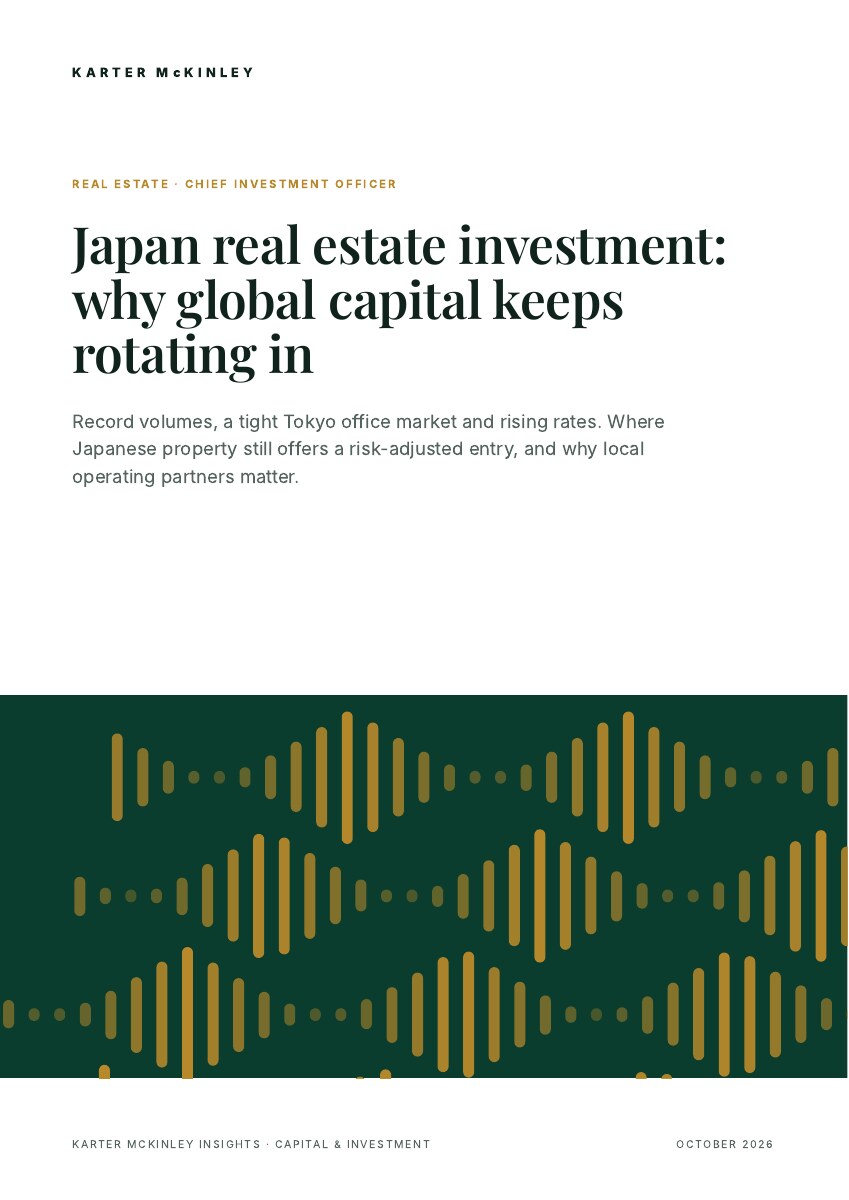 Front cover of Japan real estate investment: why global capital keeps rotating in