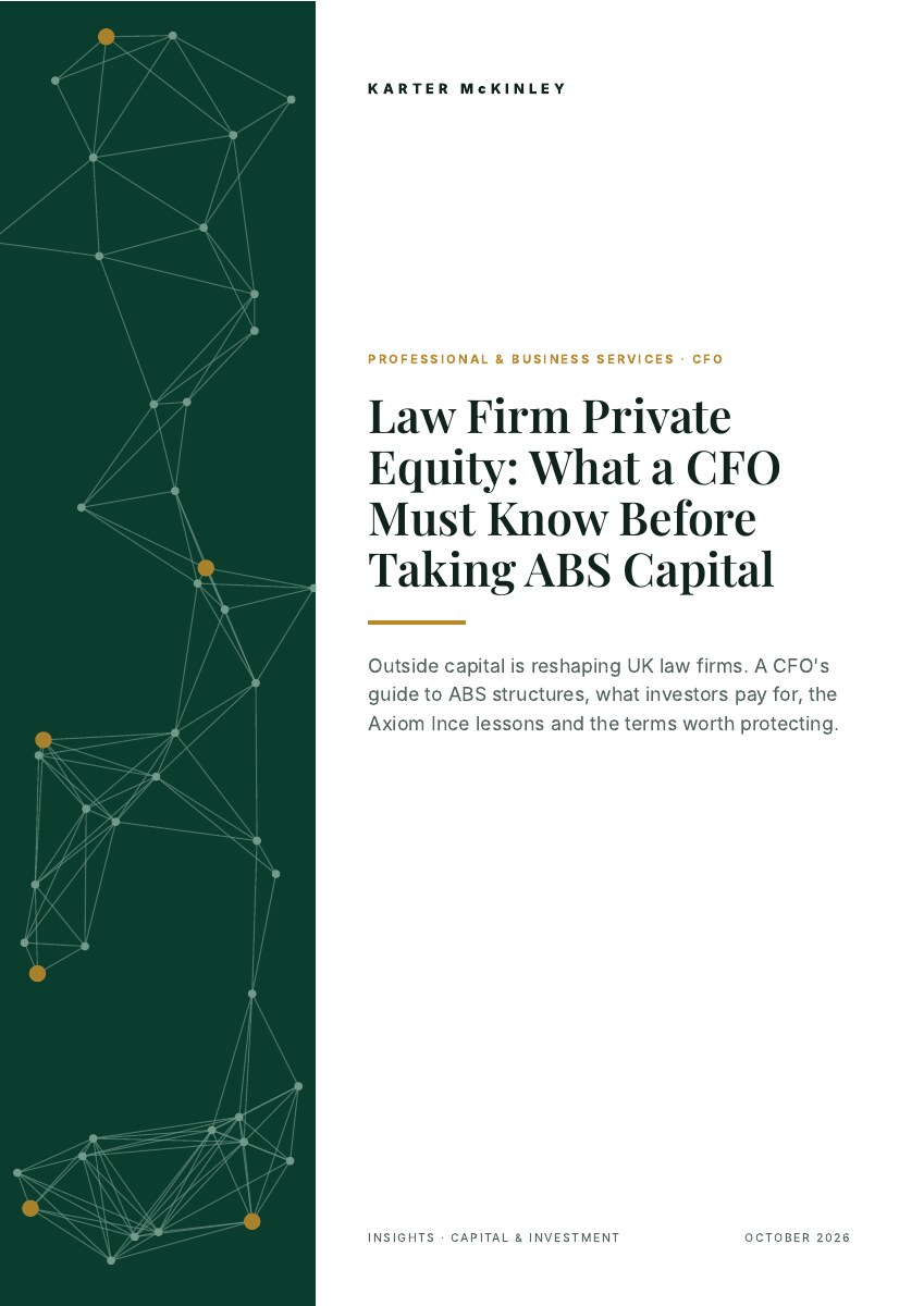 Front cover of Law Firm Private Equity: What a CFO Must Know Before Taking ABS Capital
