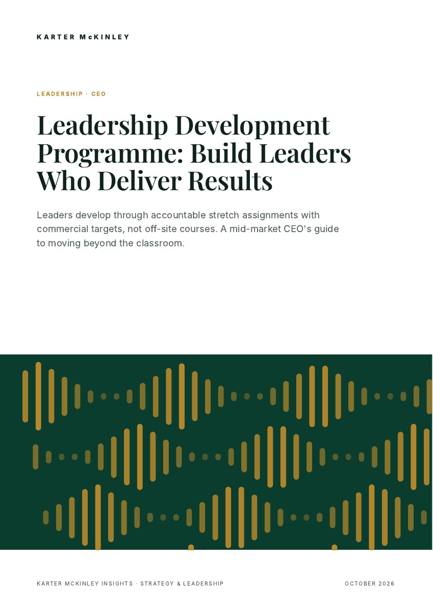 Front cover of Leadership Development Programme: Build Leaders Who Deliver Results