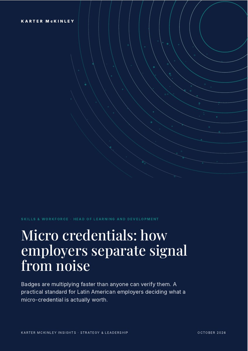 Front cover of Micro credentials: how employers separate signal from noise