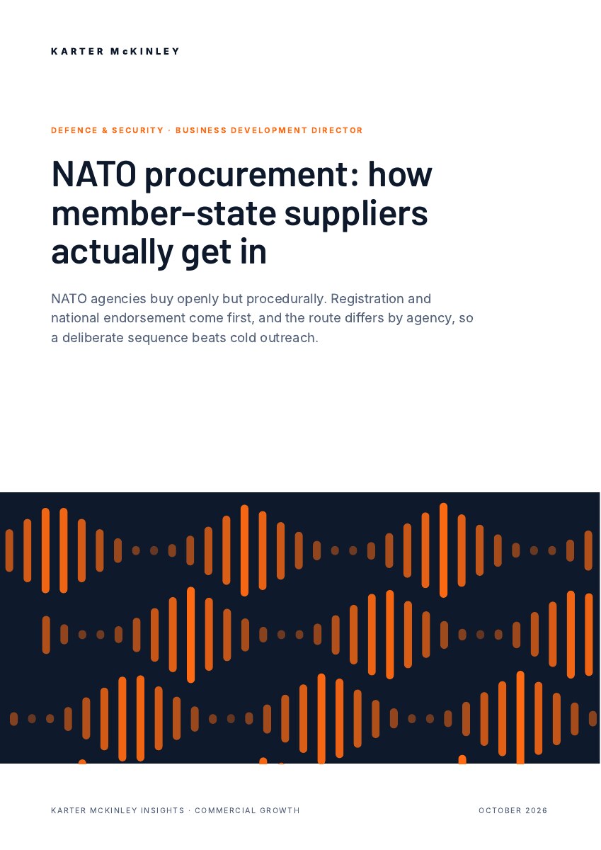 Front cover of NATO procurement: how member-state suppliers actually get in