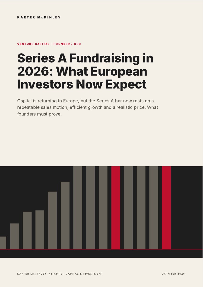 Front cover of Series A Fundraising in 2026: What European Investors Now Expect